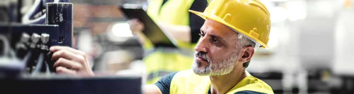 Workers in a warehouse.