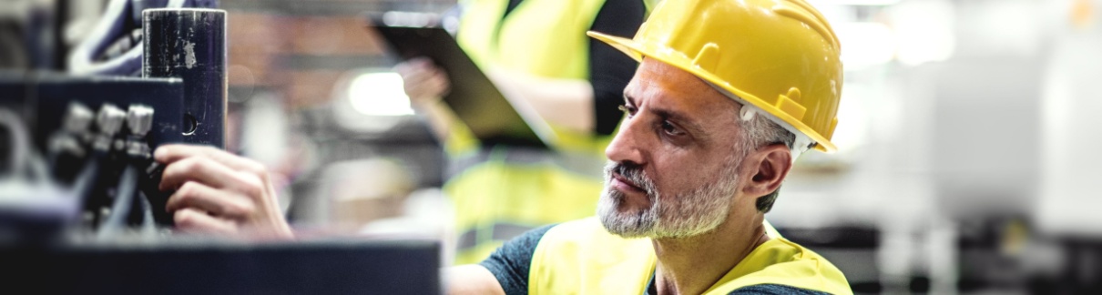 Workers in a warehouse.