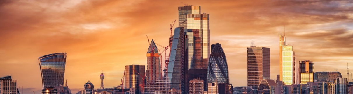 City of London skyline.