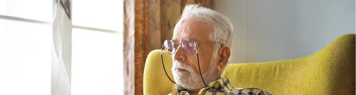 A man reading a book.